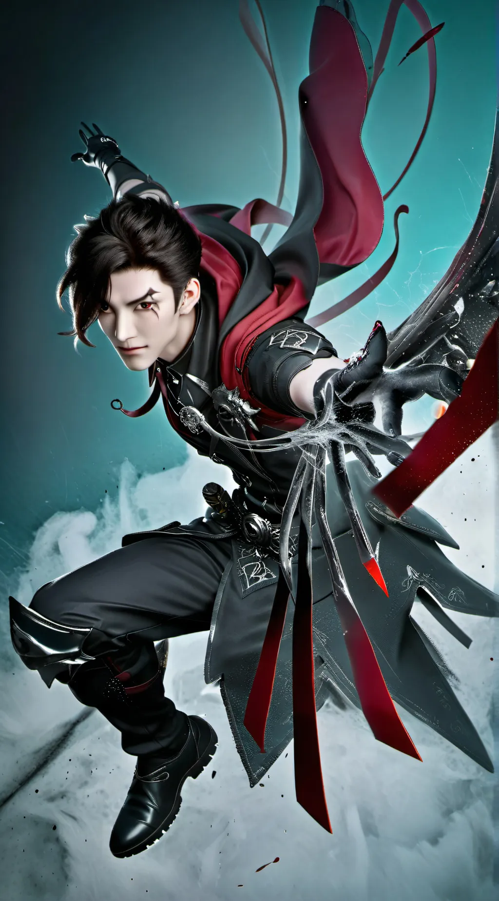 ai character: demon addam😜 background
