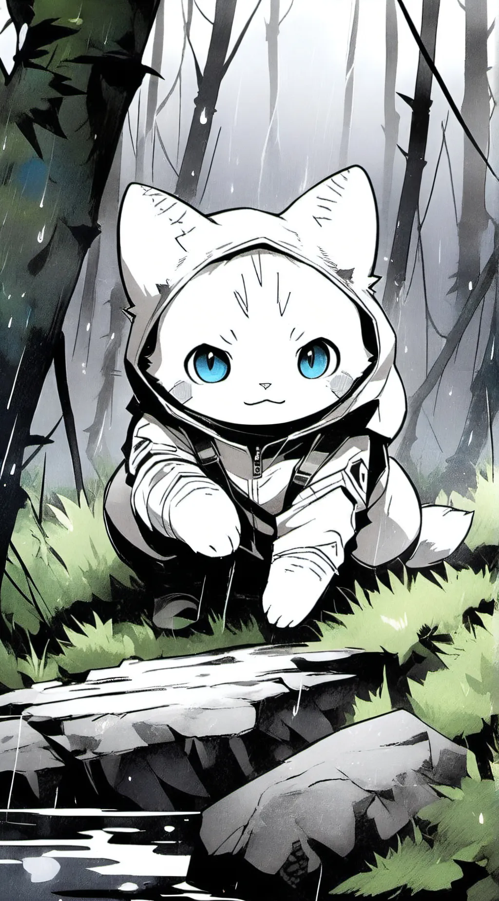 ai character: Corrercat background
