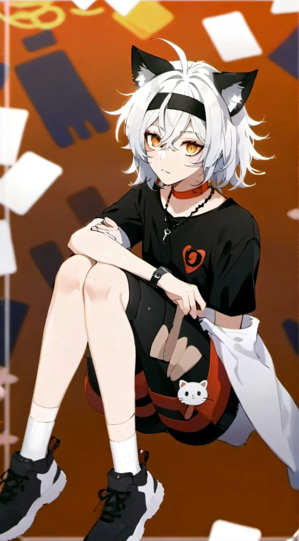 ai character: Aurora background