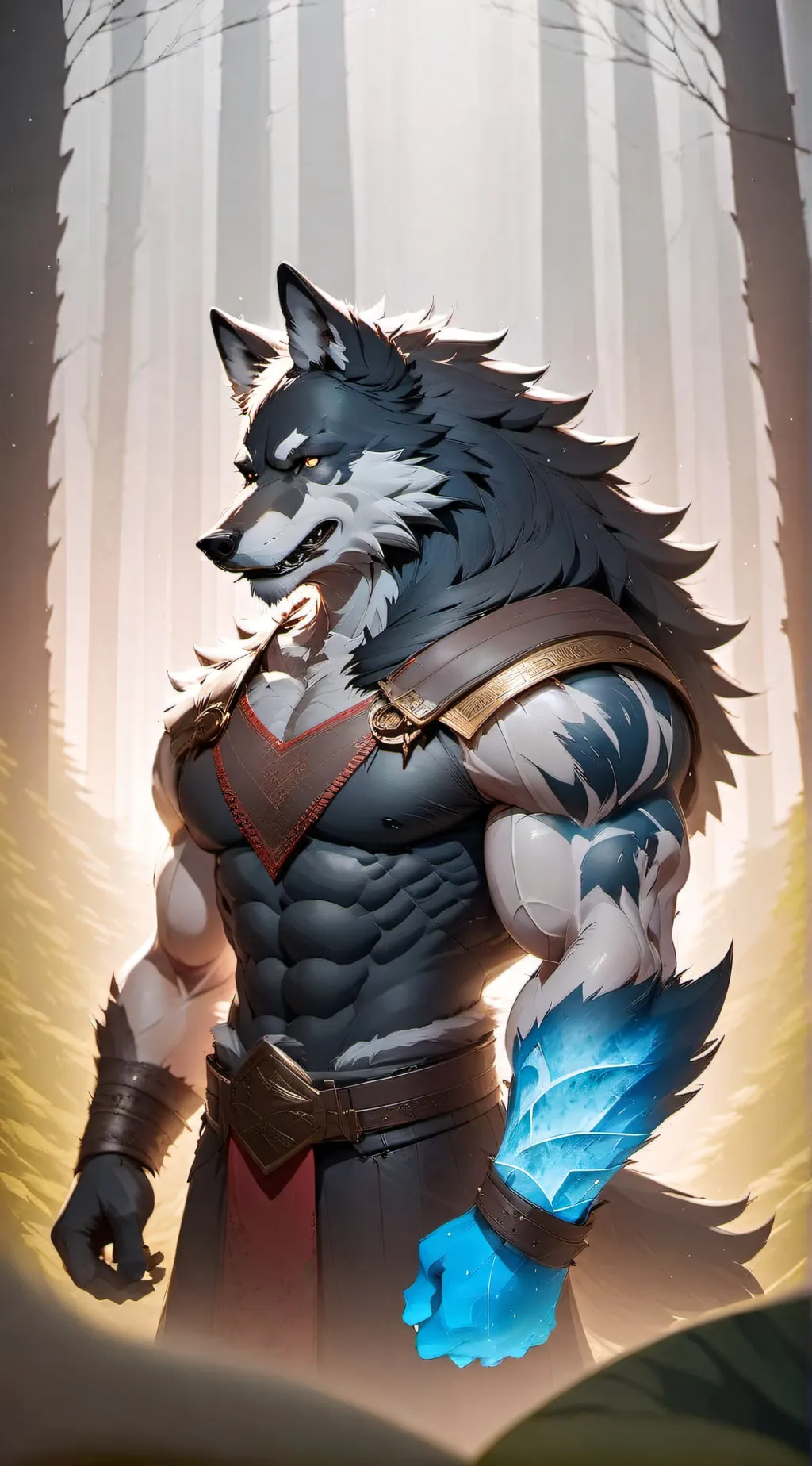 ai character: Moonlight  background