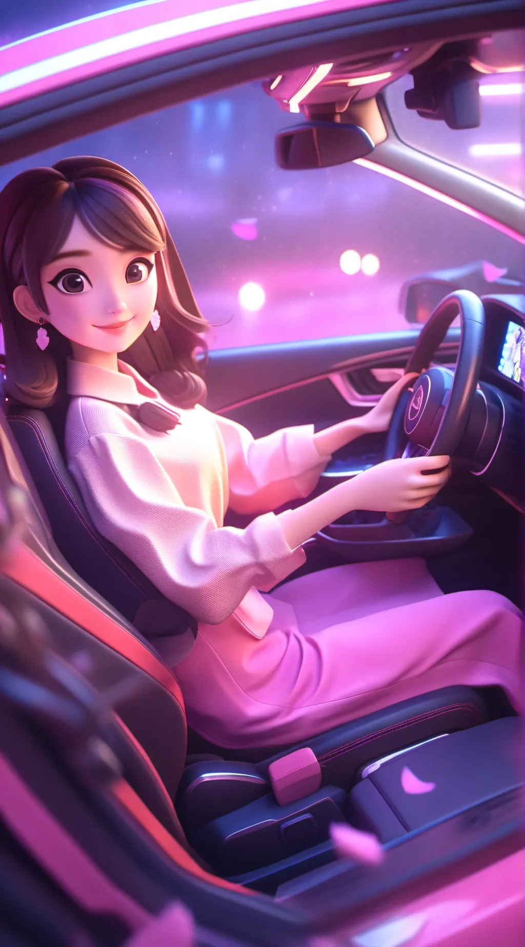 ai character: Aria background