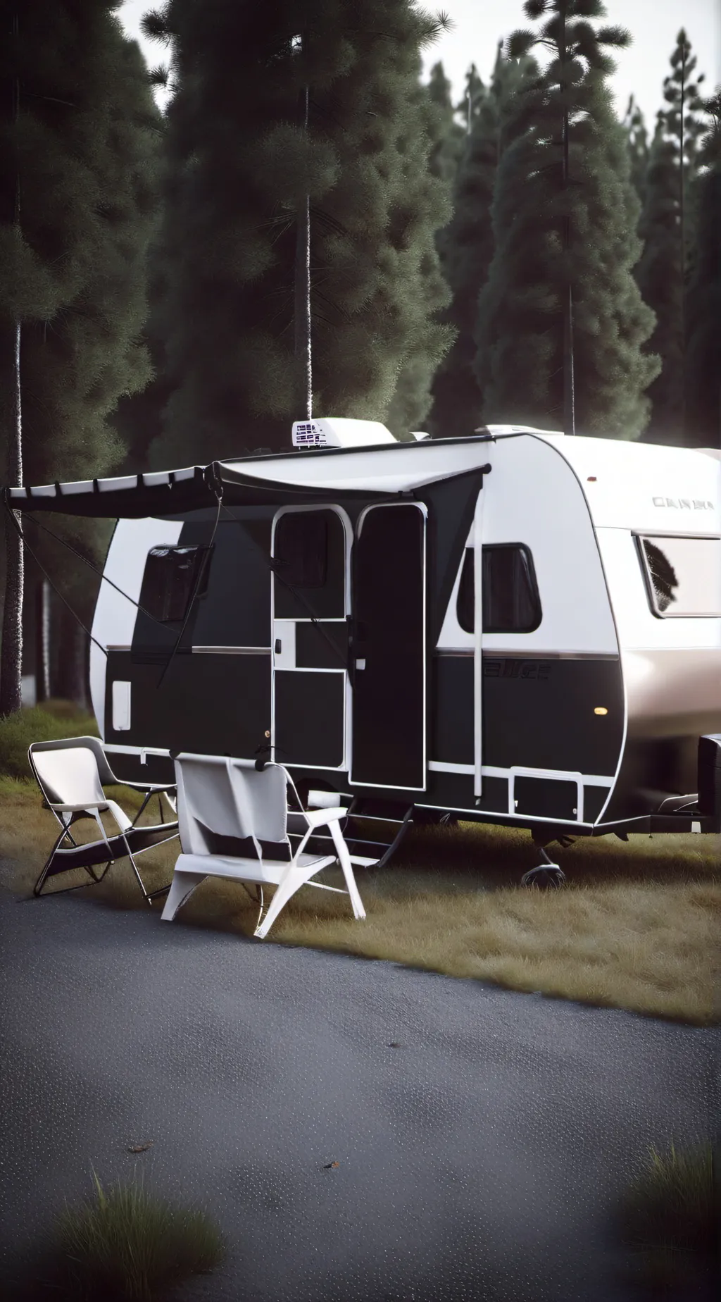 ai character: MD camping trip background