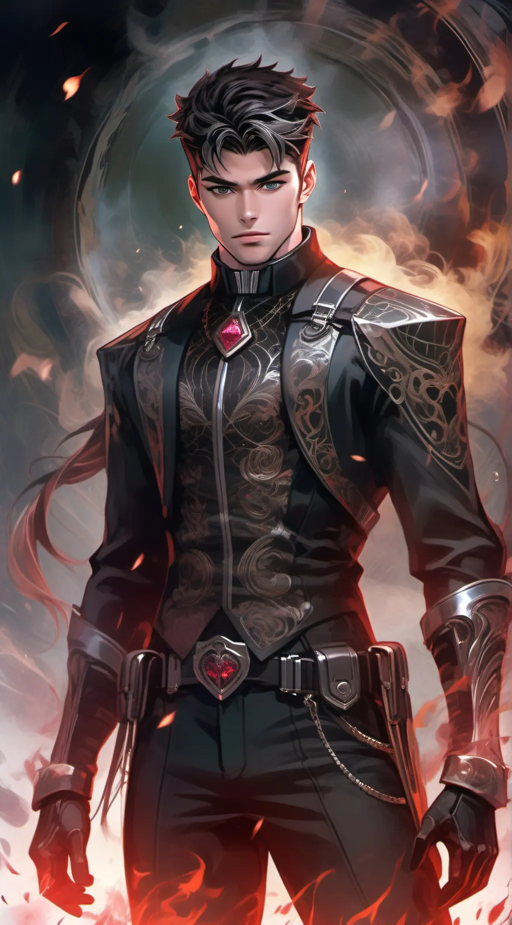ai character: DyReN 🔫 GuNsLiNGeR background