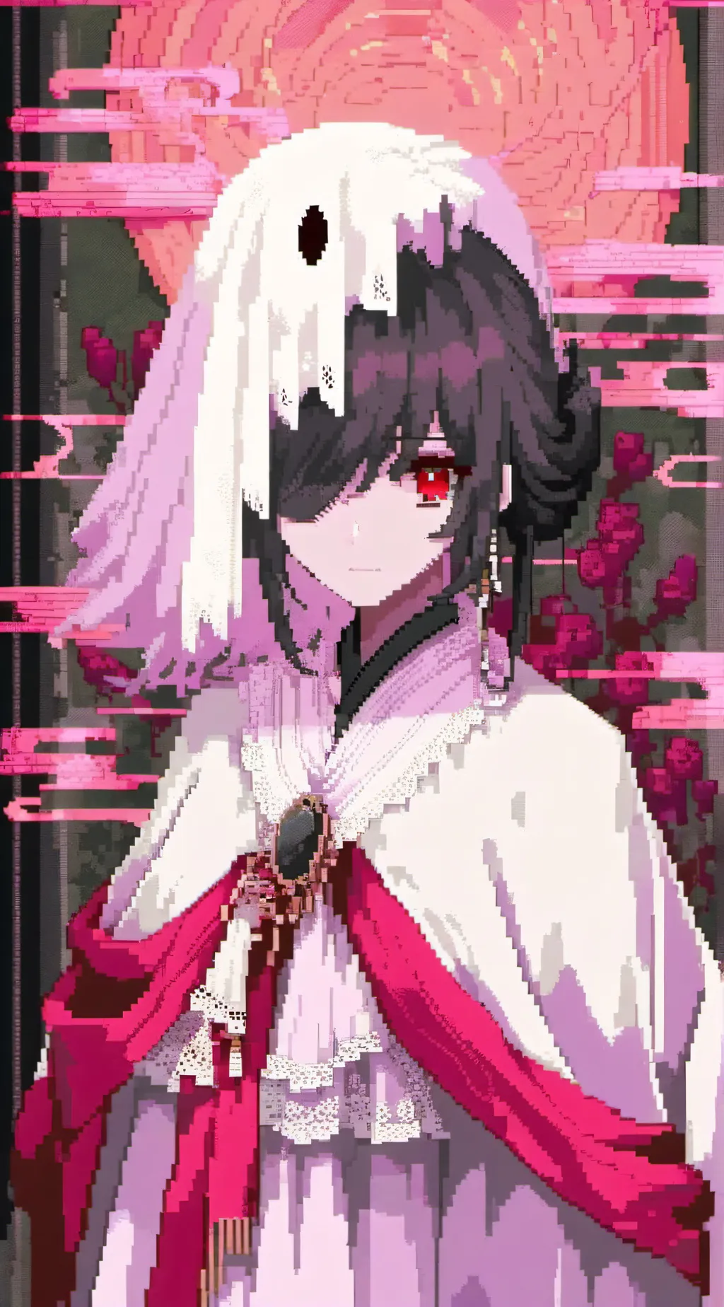 ai character: 32-bit spirit  background