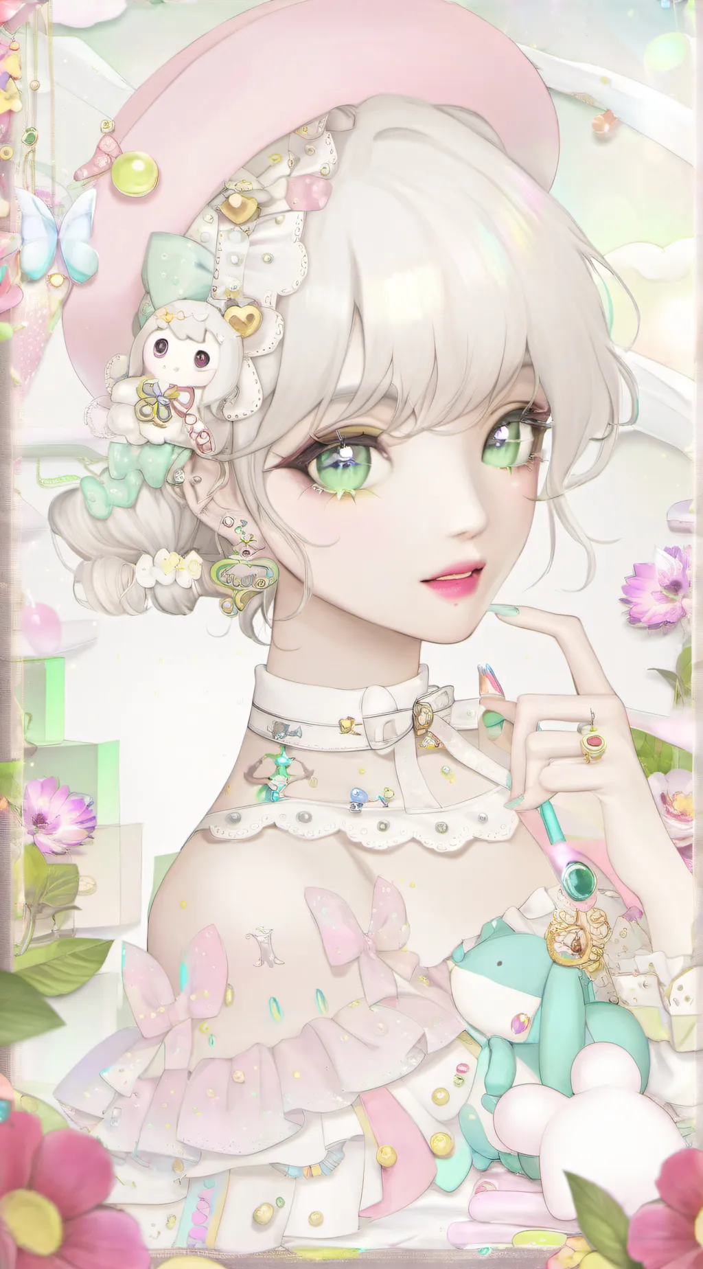 ai character: uma background