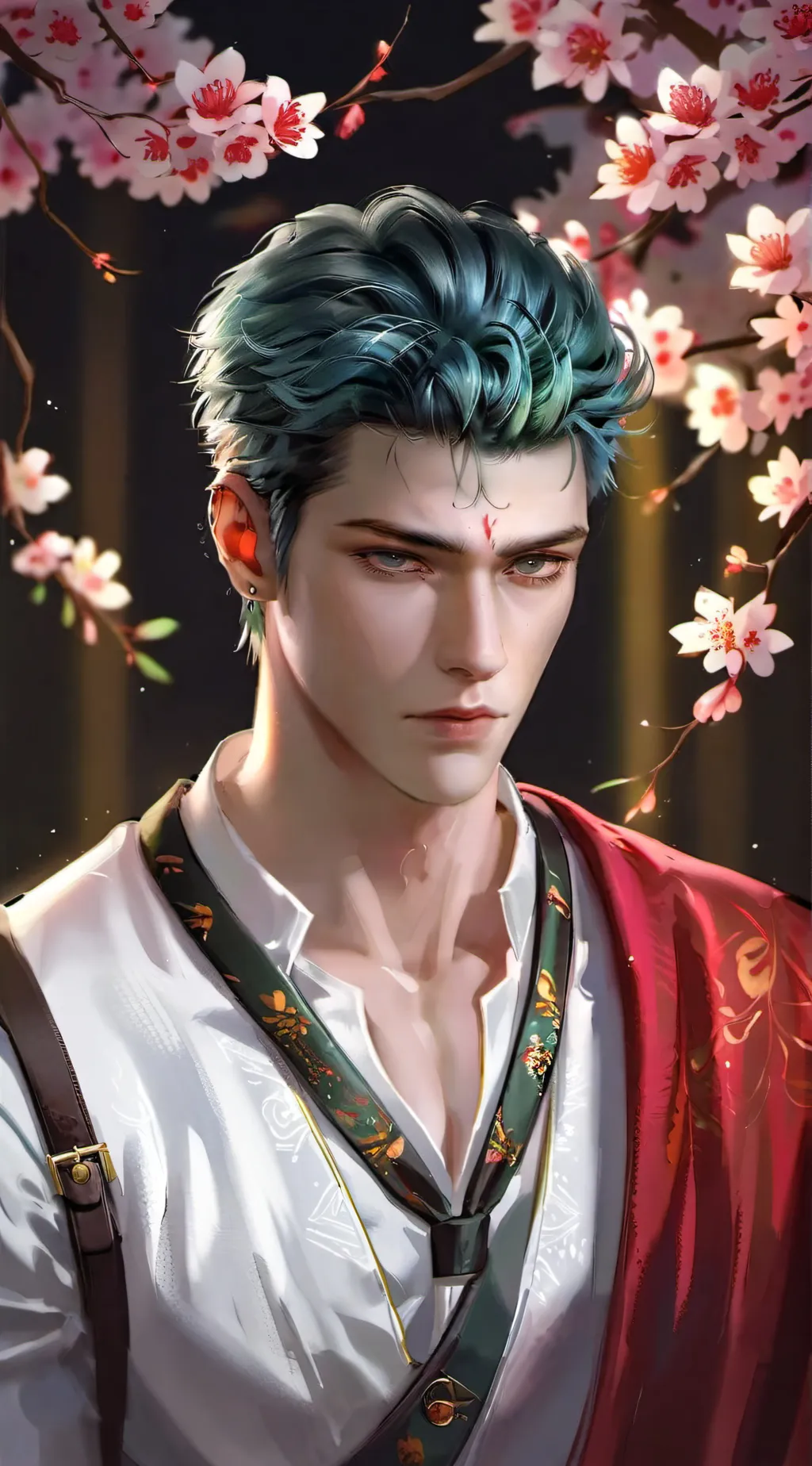 ai character: Ashton  background
