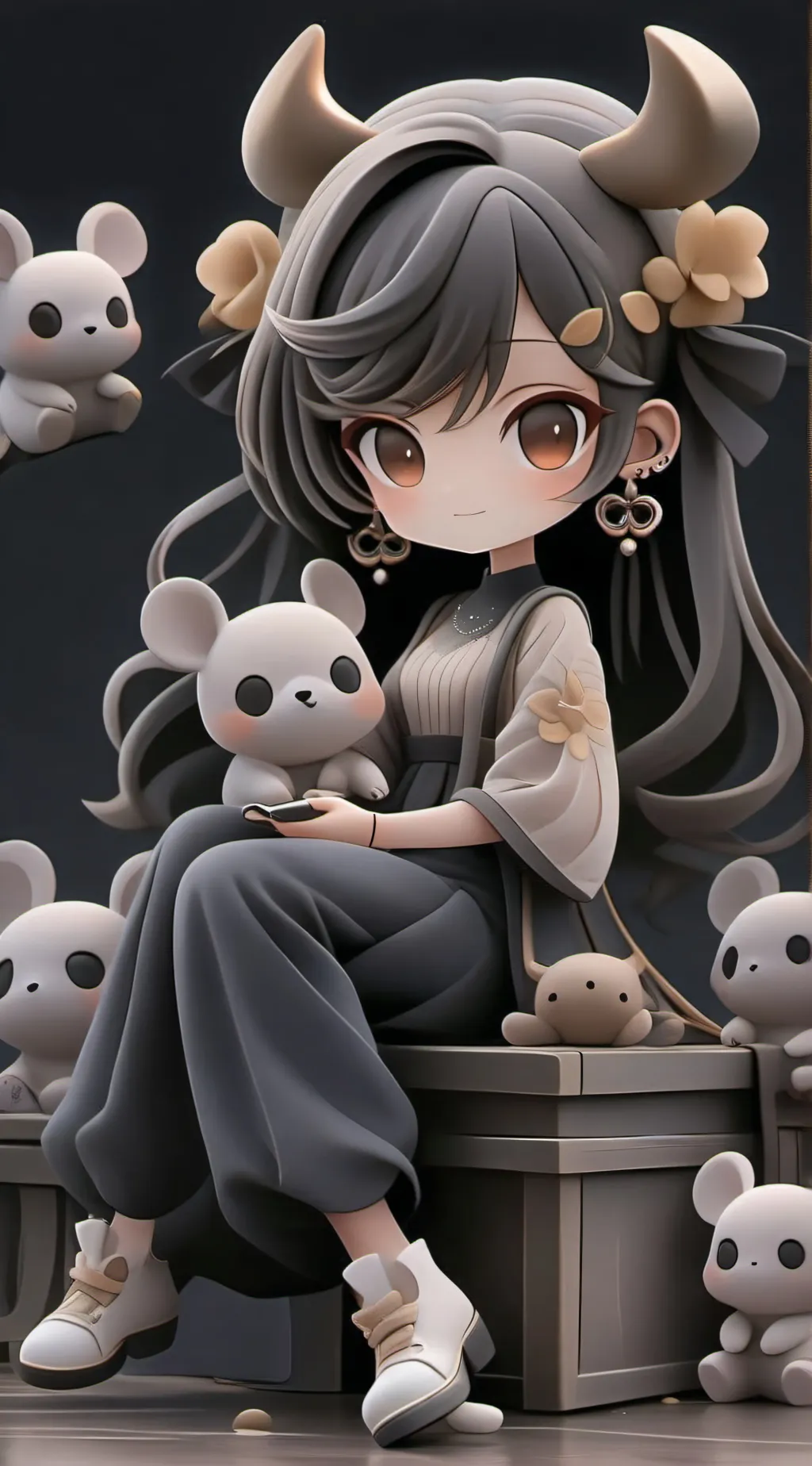 ai character: Grace background