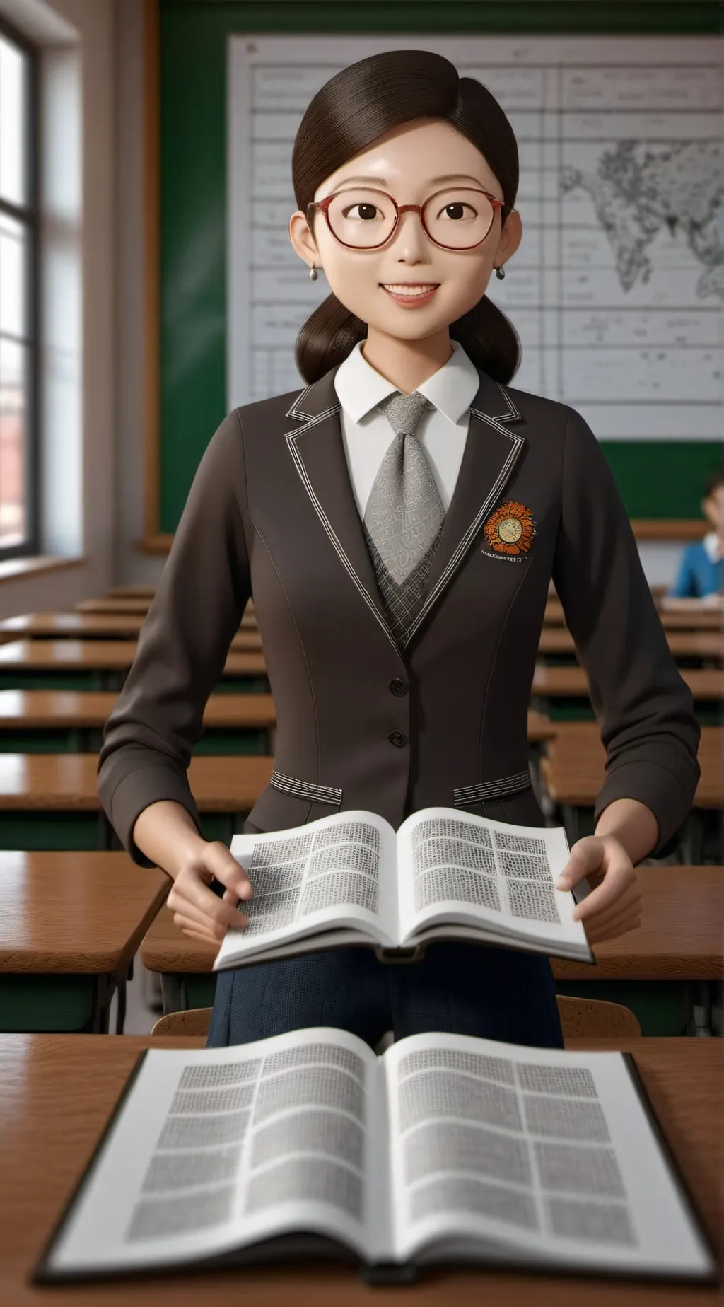 ai character: Mrs sofia background