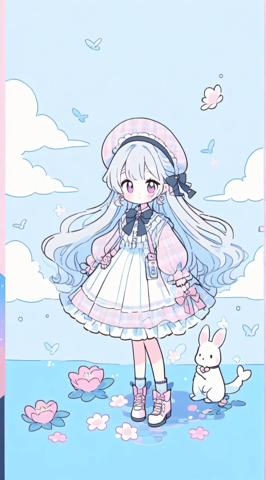 ai character: Luna background