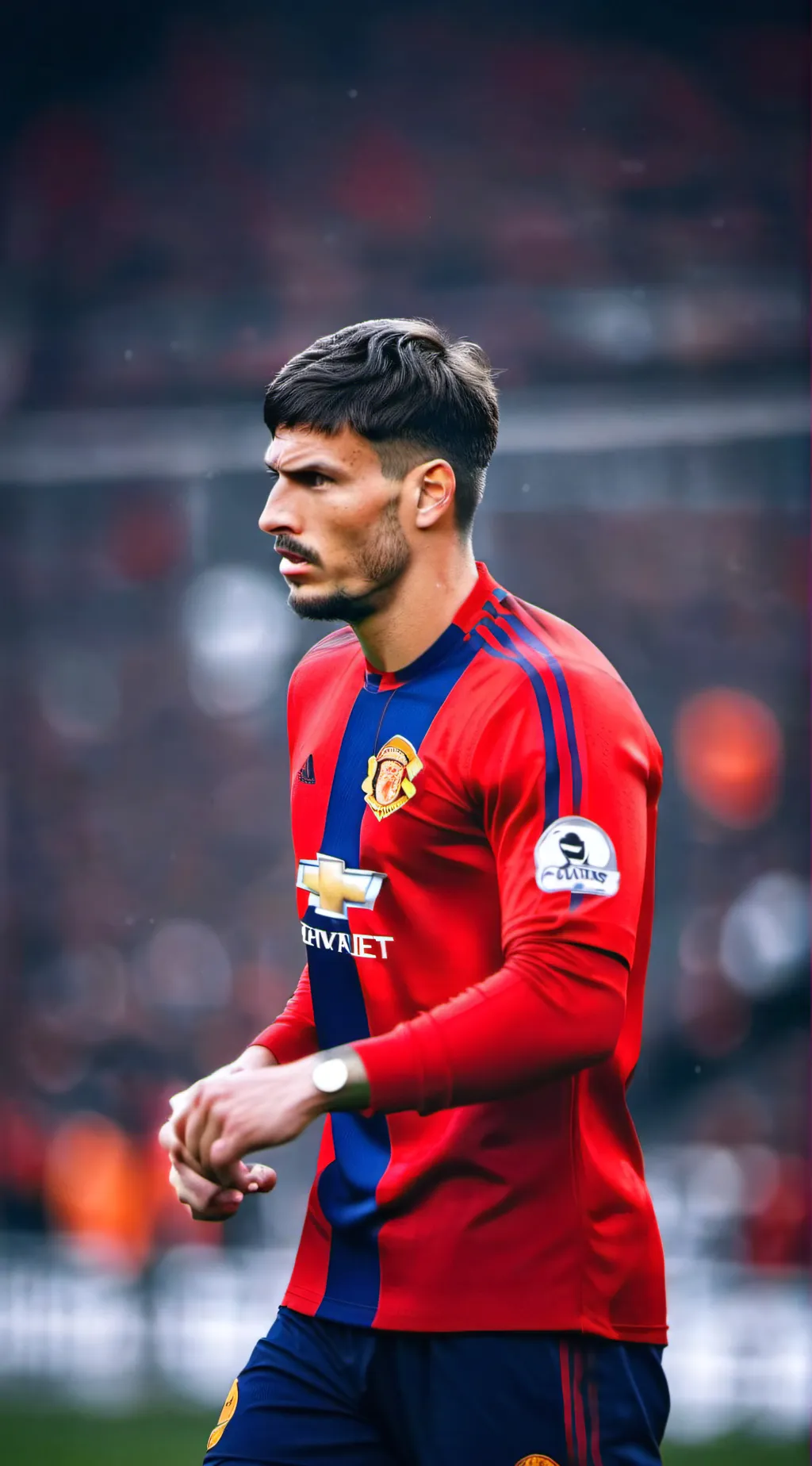 ai character: Alejandro garnacho background