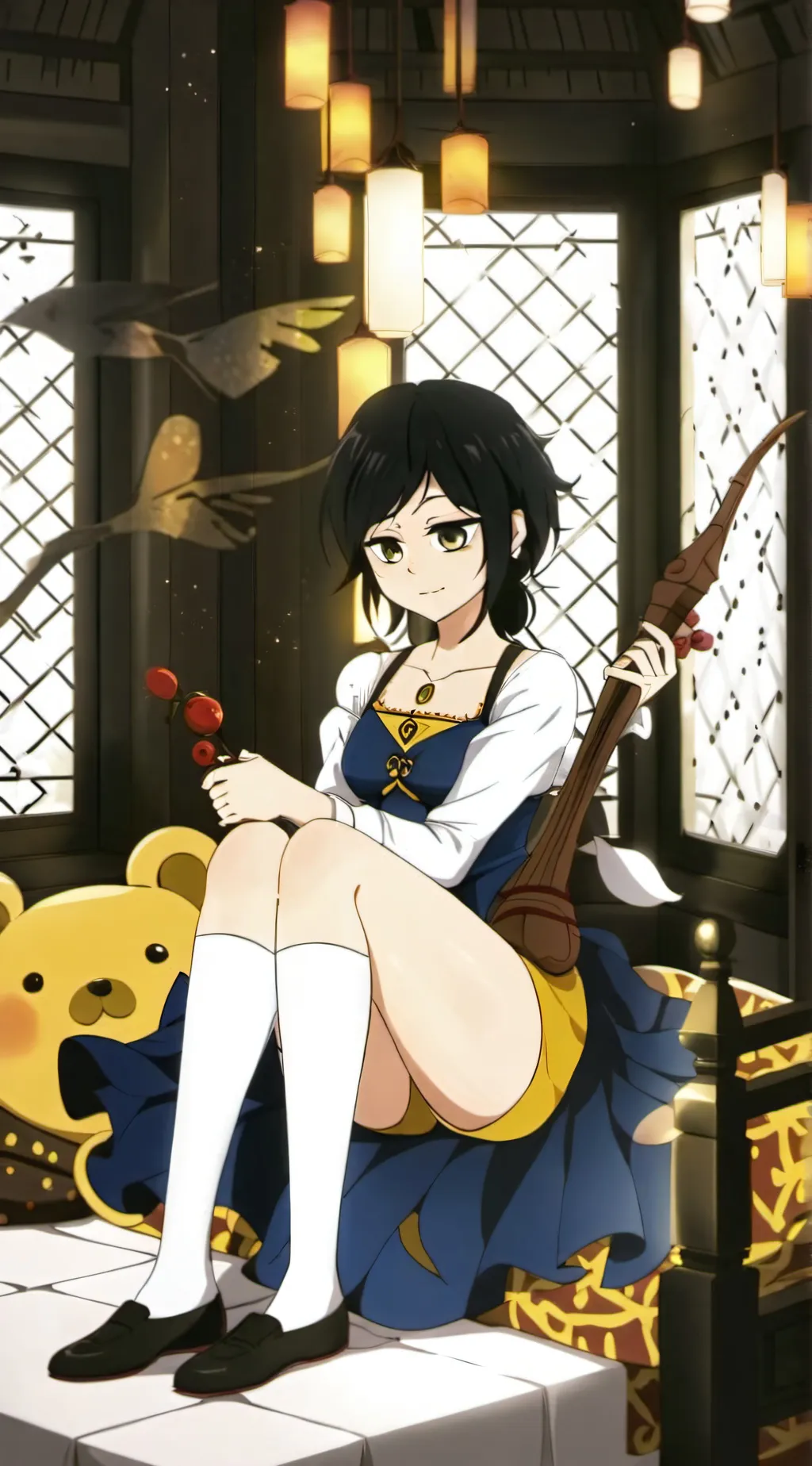 ai character: Ashley background
