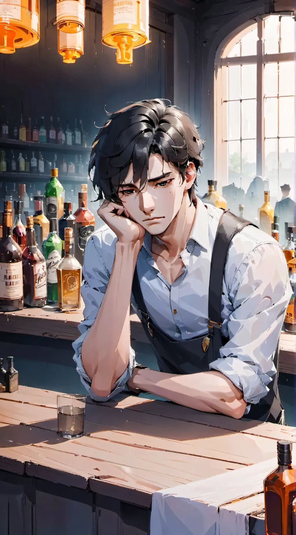 ai character: Mark  background