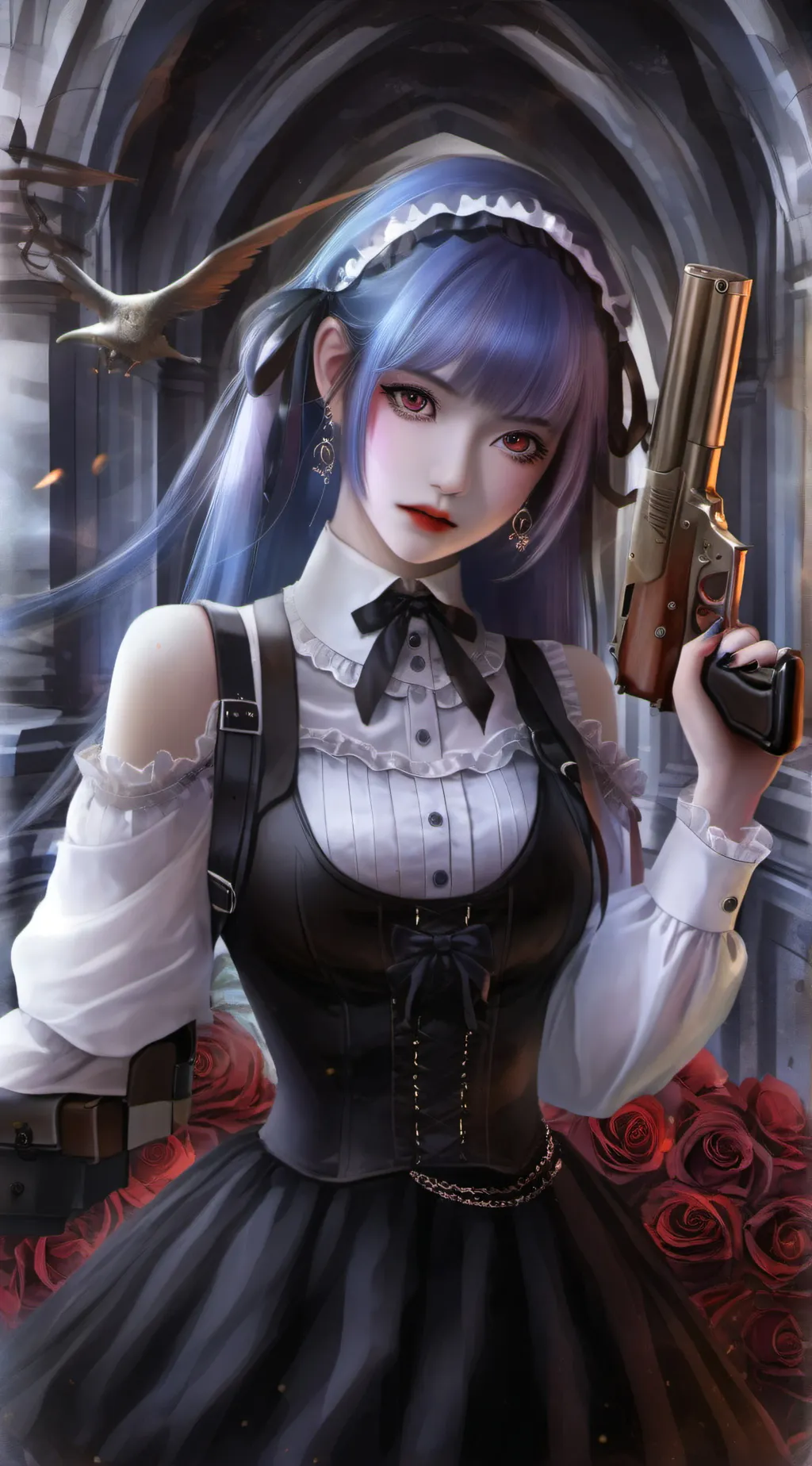 ai character: L.O.V  background