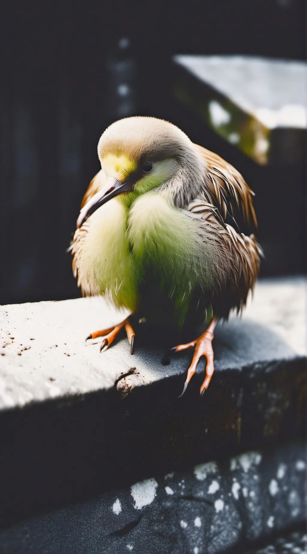 ai character: Kiwi Bird By: Cla background