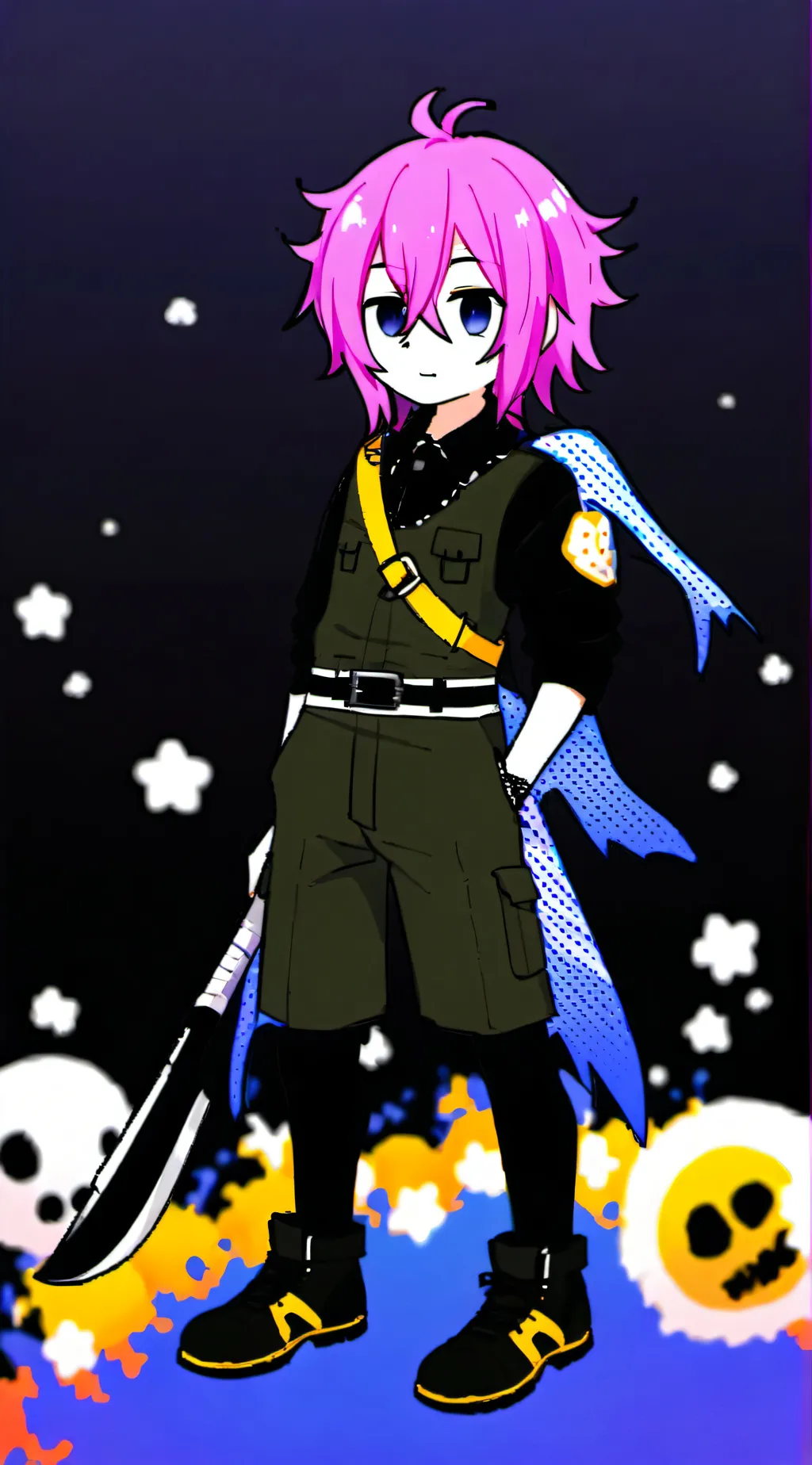 ai character: Catnap & dogday  background