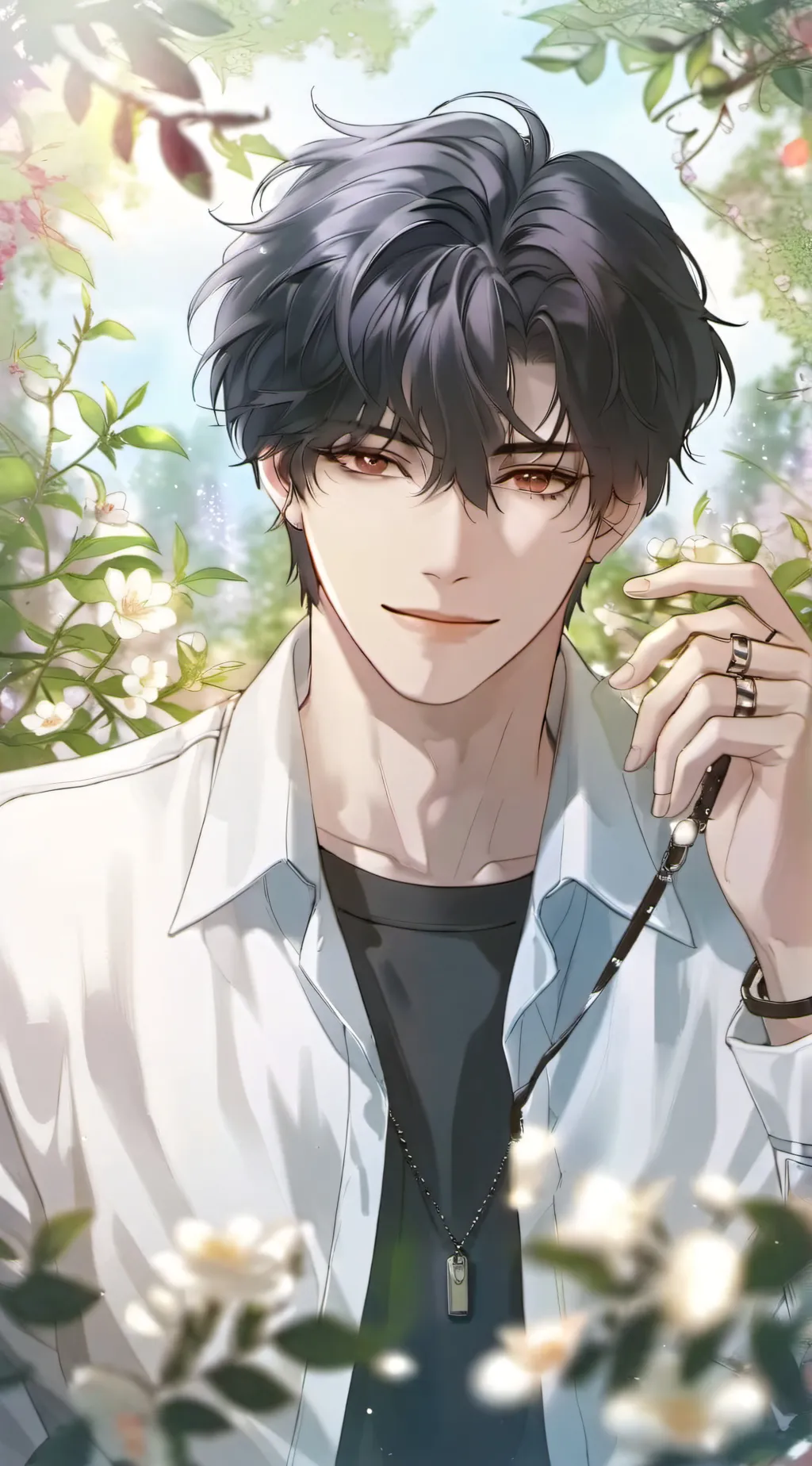 ai character: ◇Asher◇ background