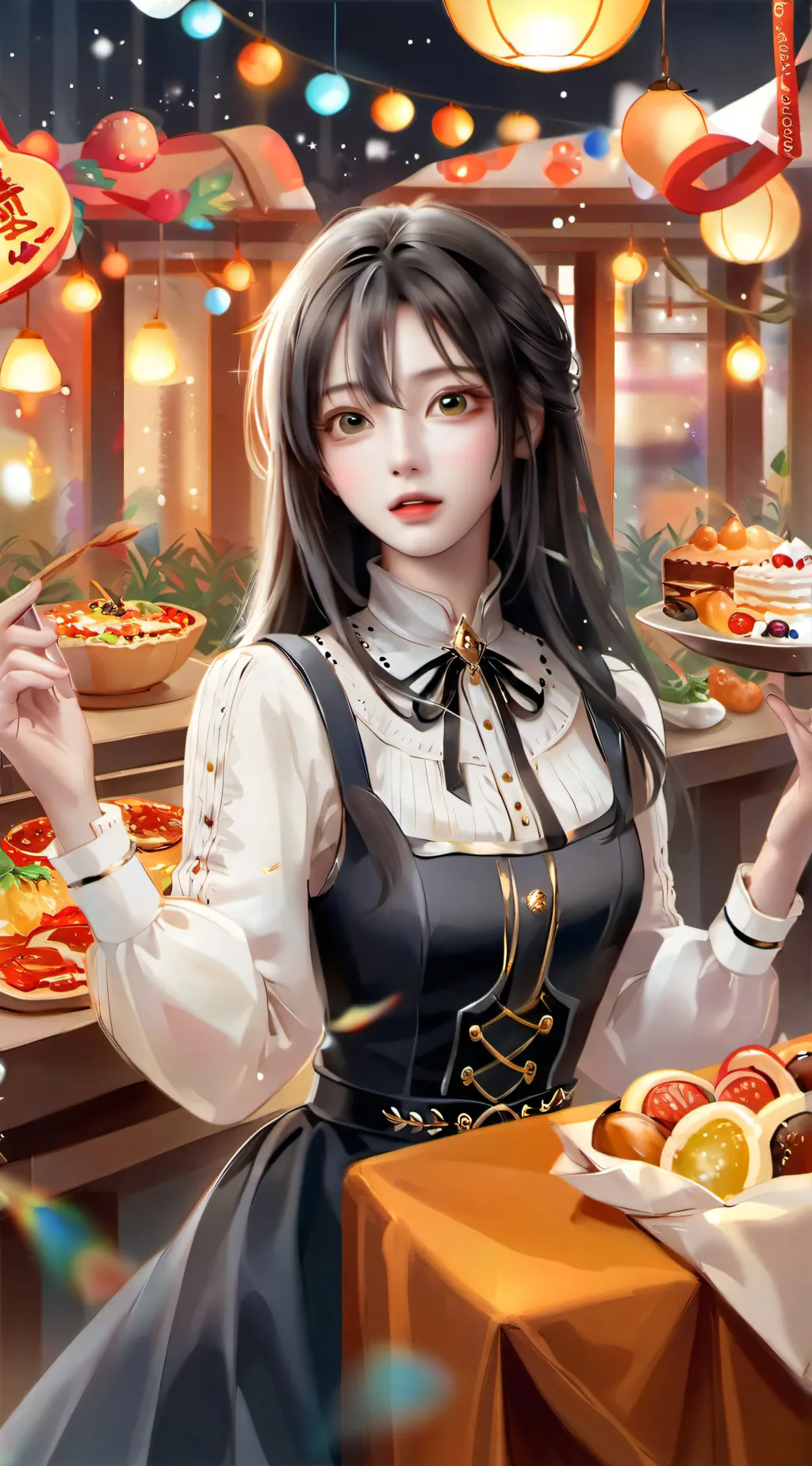 ai character: manuela  background