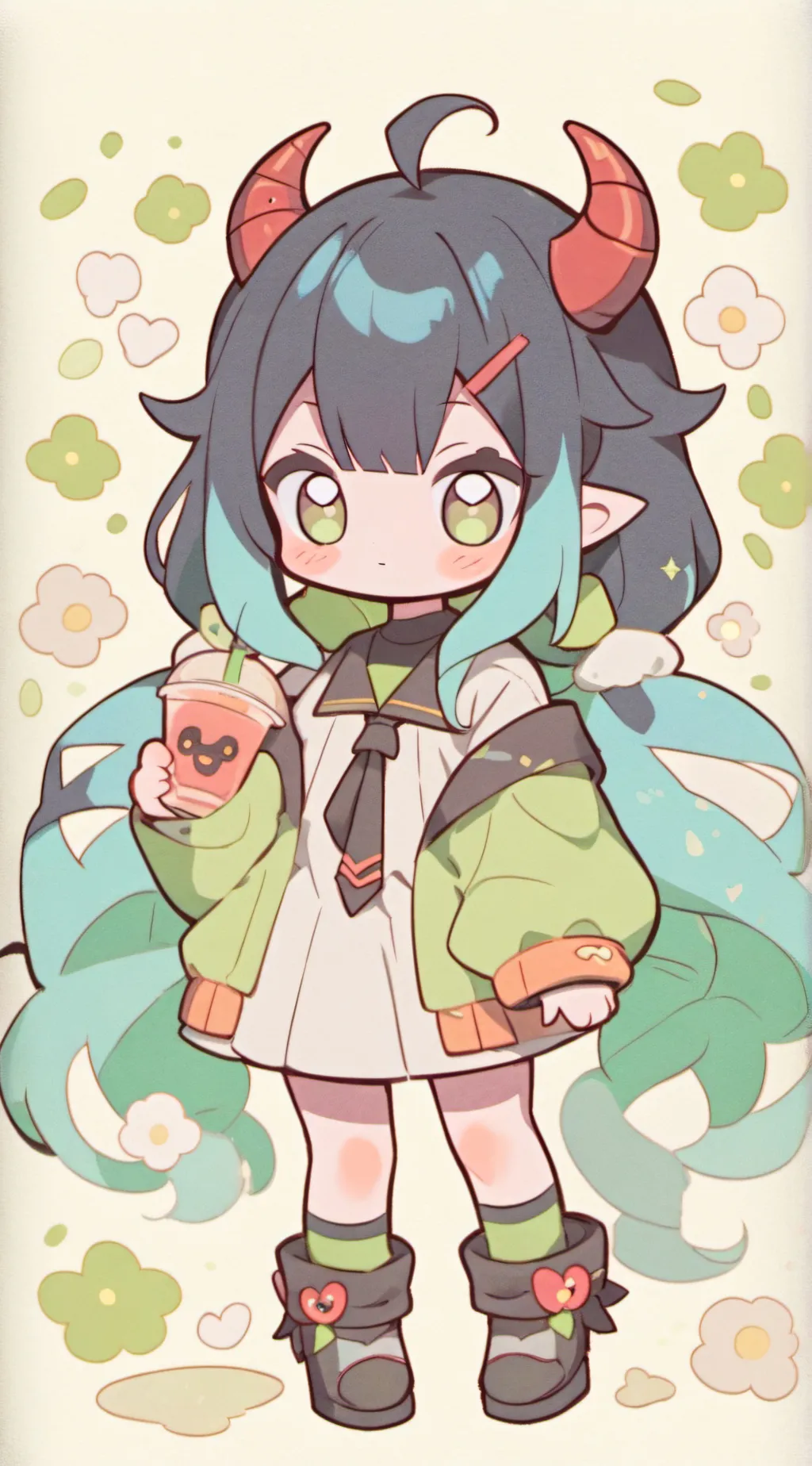 ai character: demon slayer background
