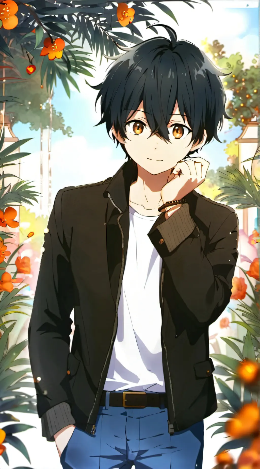 ai character: Gokujr  background