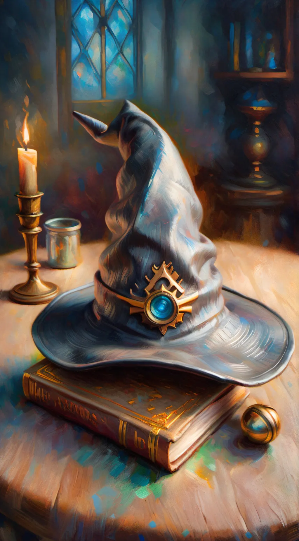 ai character: Sorting Hat  background