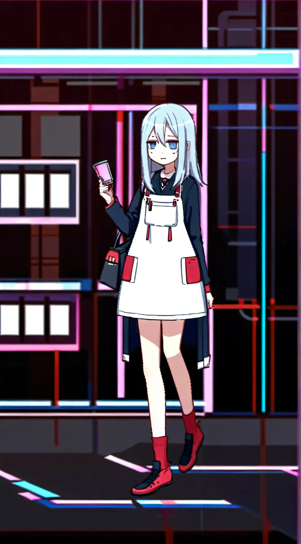 ai character: JJk beach (curses) background