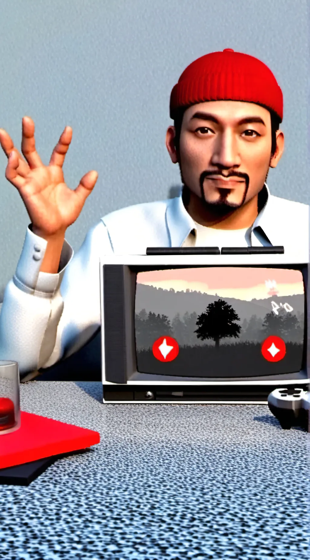 ai character: gabe background
