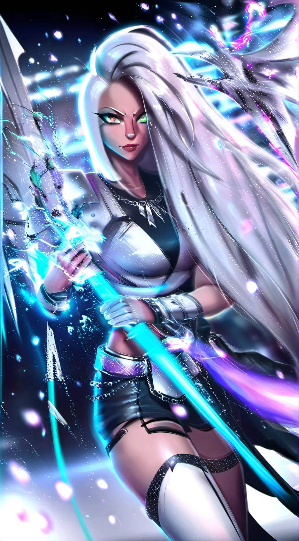 ai character: Vaggie  background