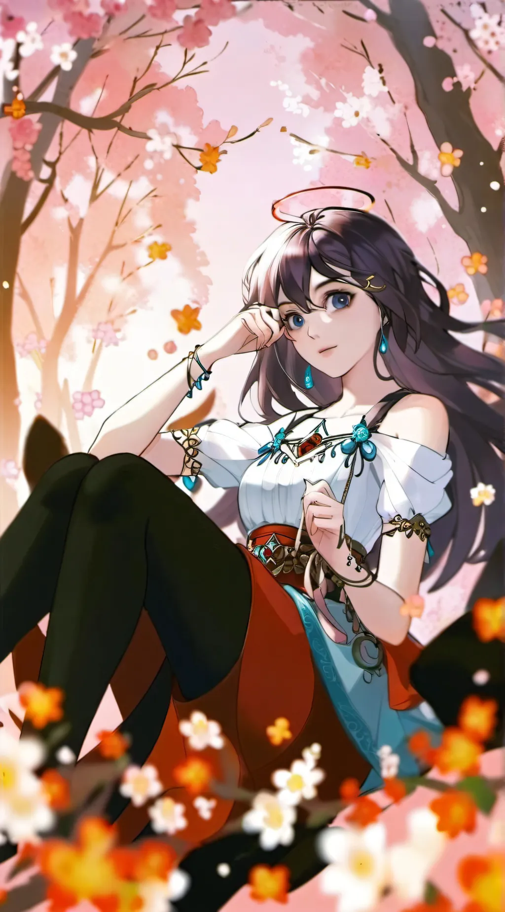 ai character: DS secret Santa  background