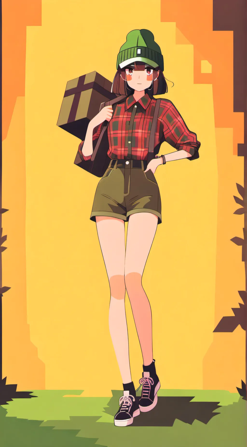 ai character: <>?_Jenny_¥€¥ background