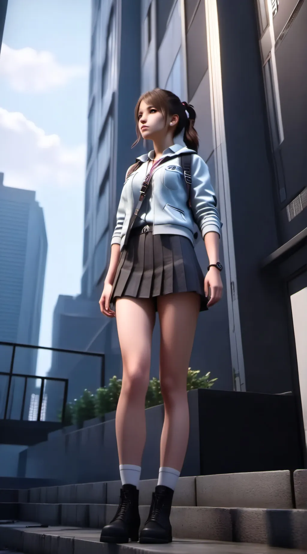 ai character: Suicidal Girl background