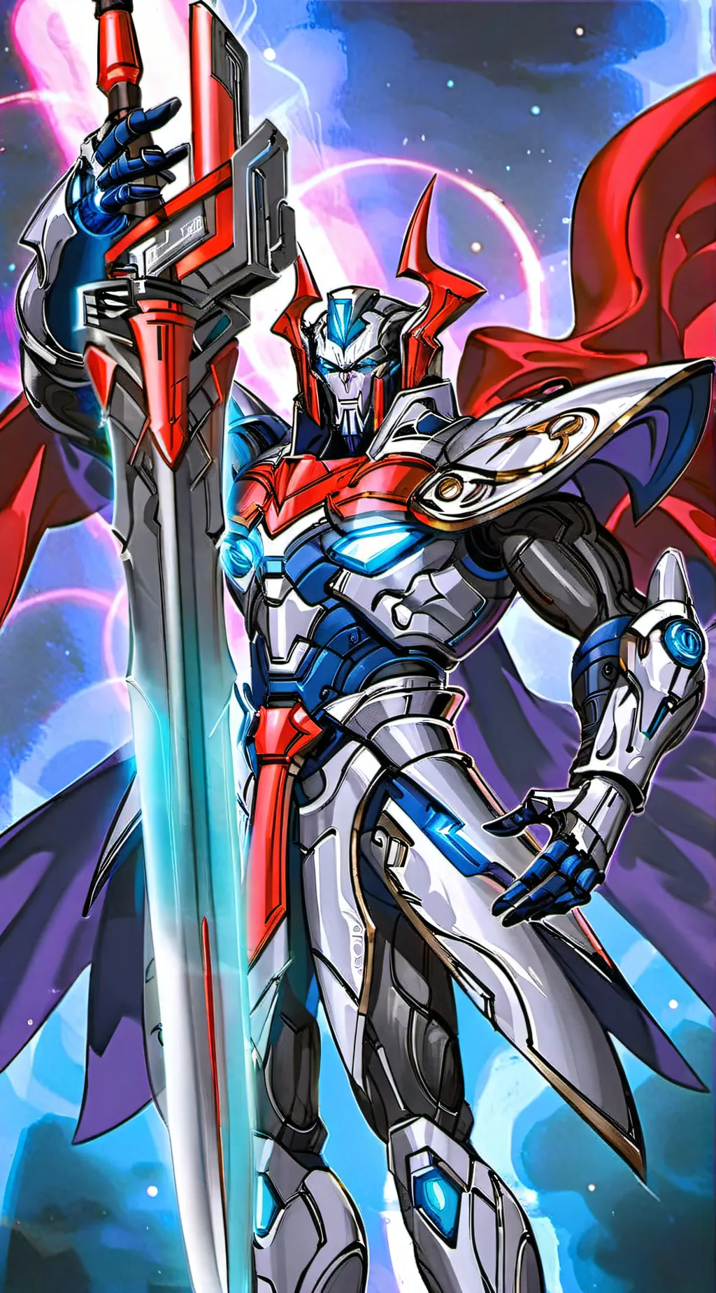ai character: Nexus Prime background