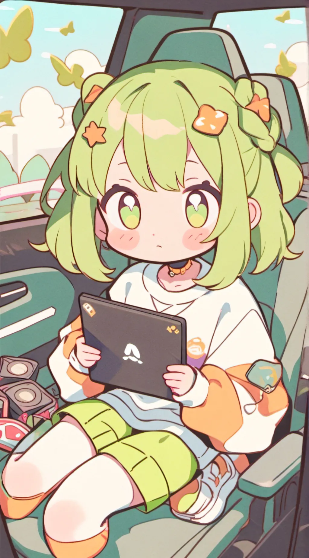ai character: jiji background