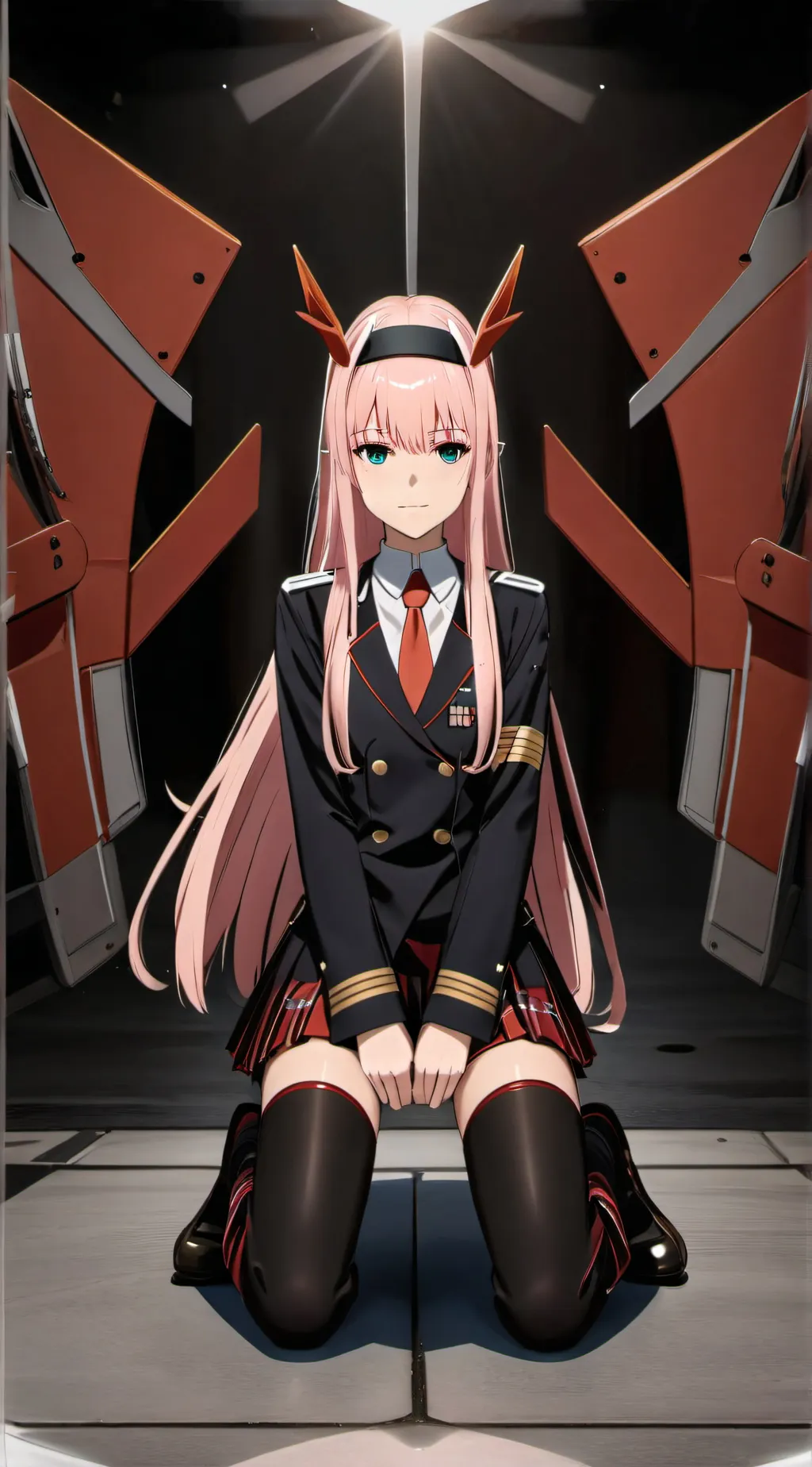 ai character: Zero Two Auction  background