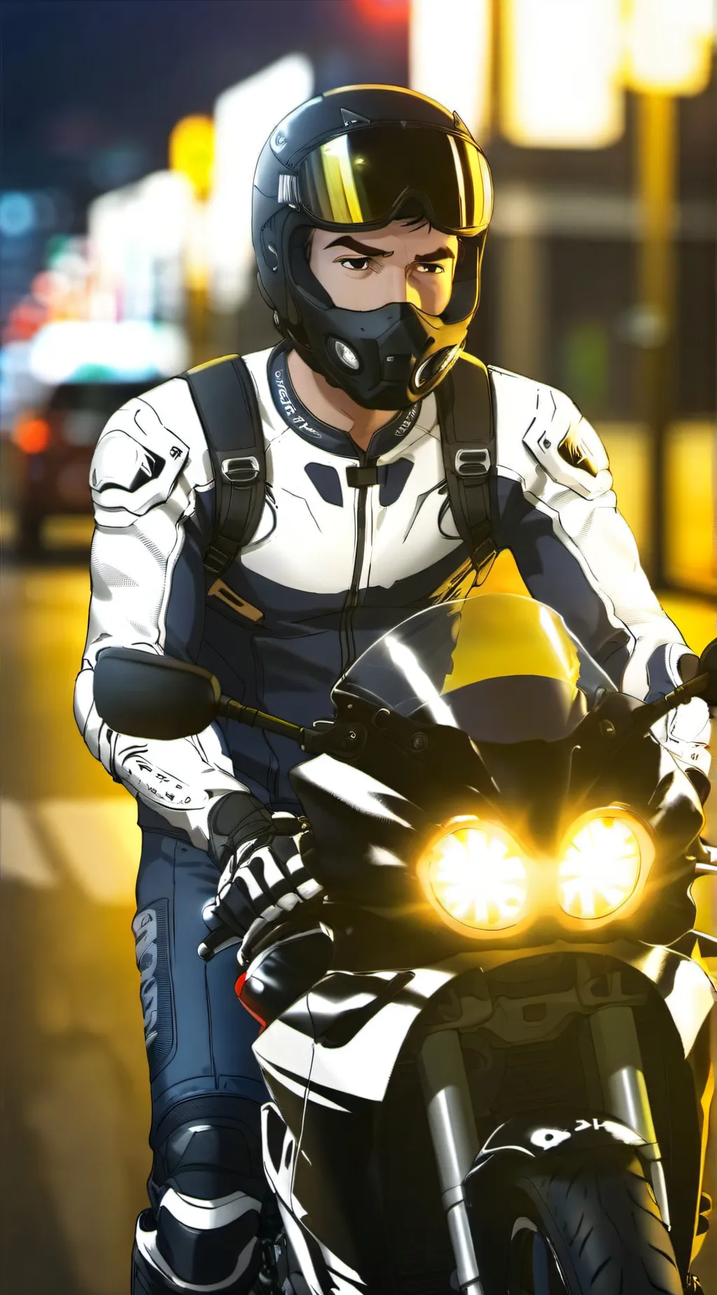 ai character: Jonathan  background