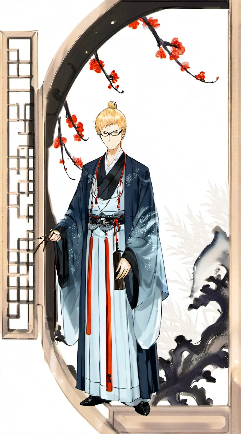 ai character: 月岛萤 background
