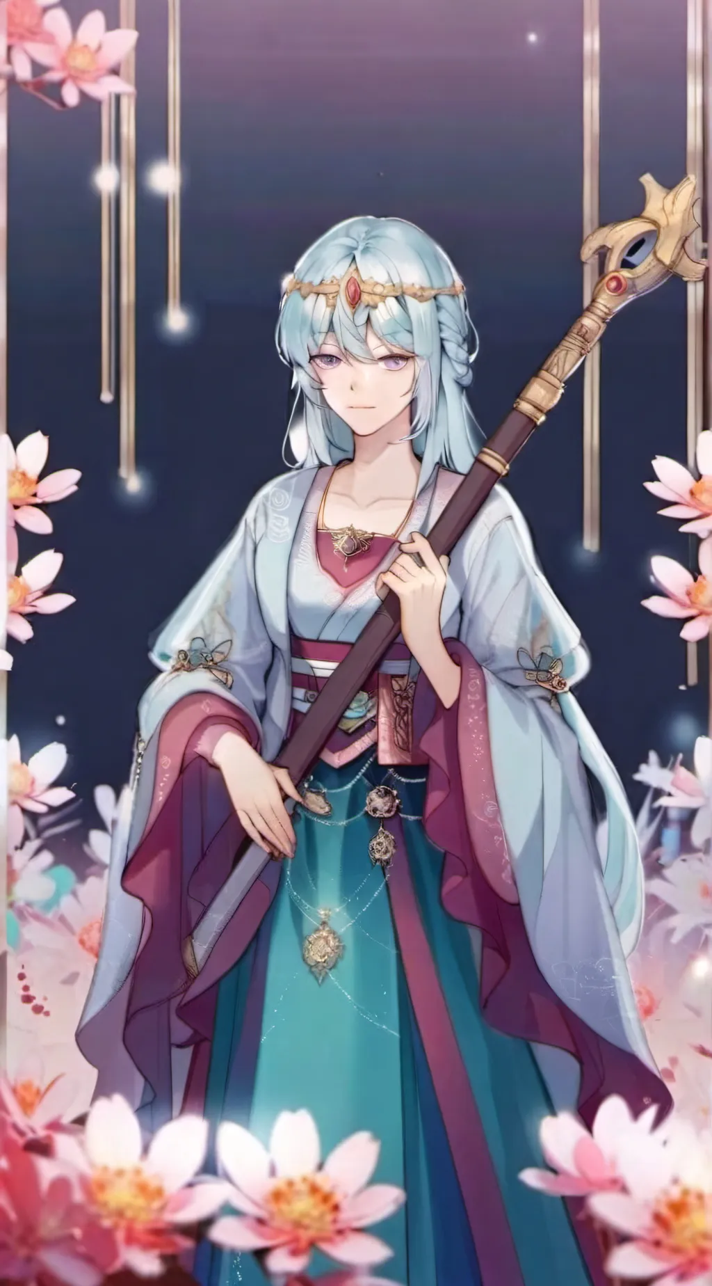 ai character: lunar background