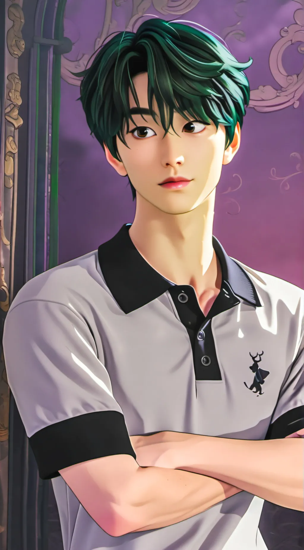 ai character: Yang Jungwon  background