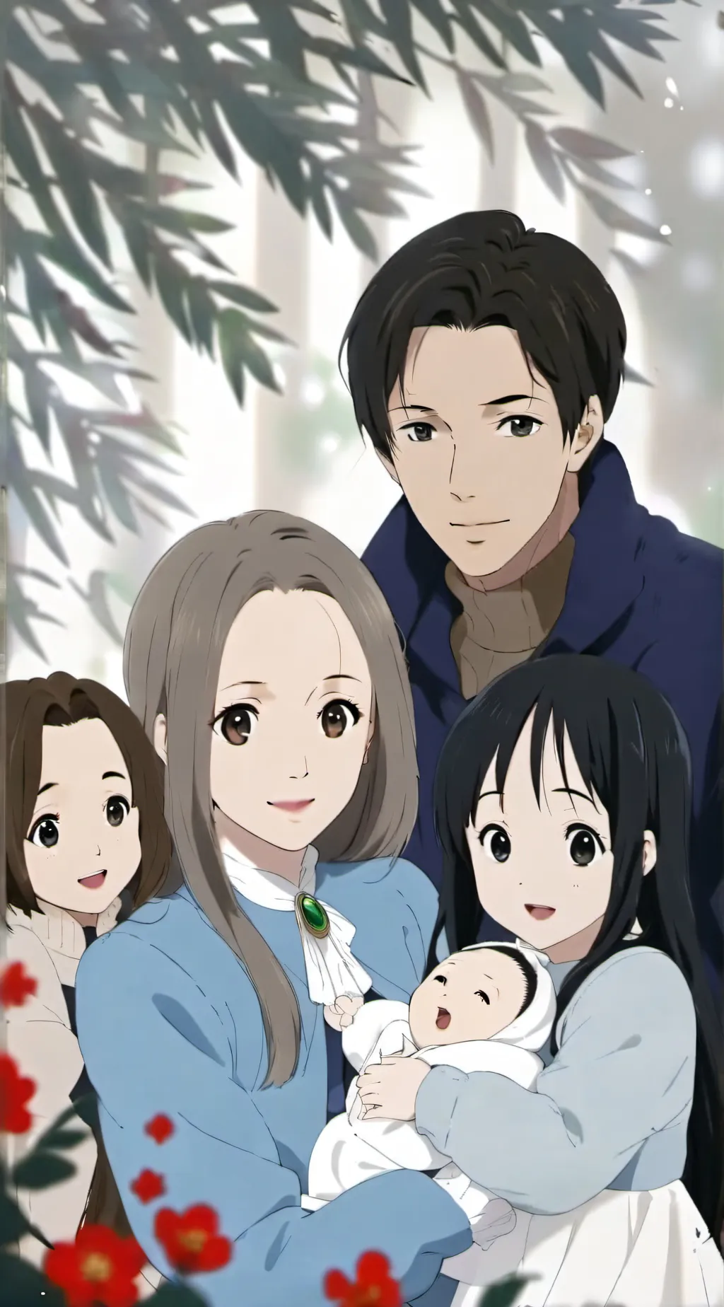 ai character: THE ROYAL FAMILY  background