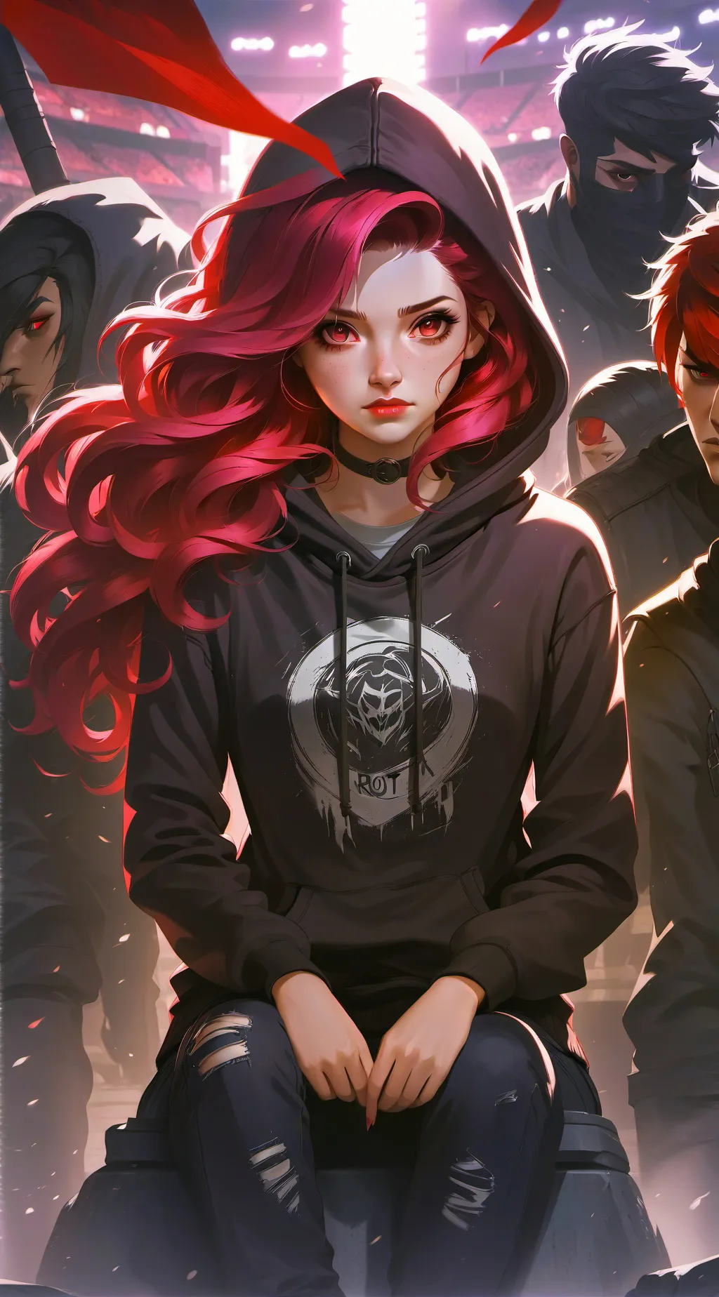 ai character: Lacey background