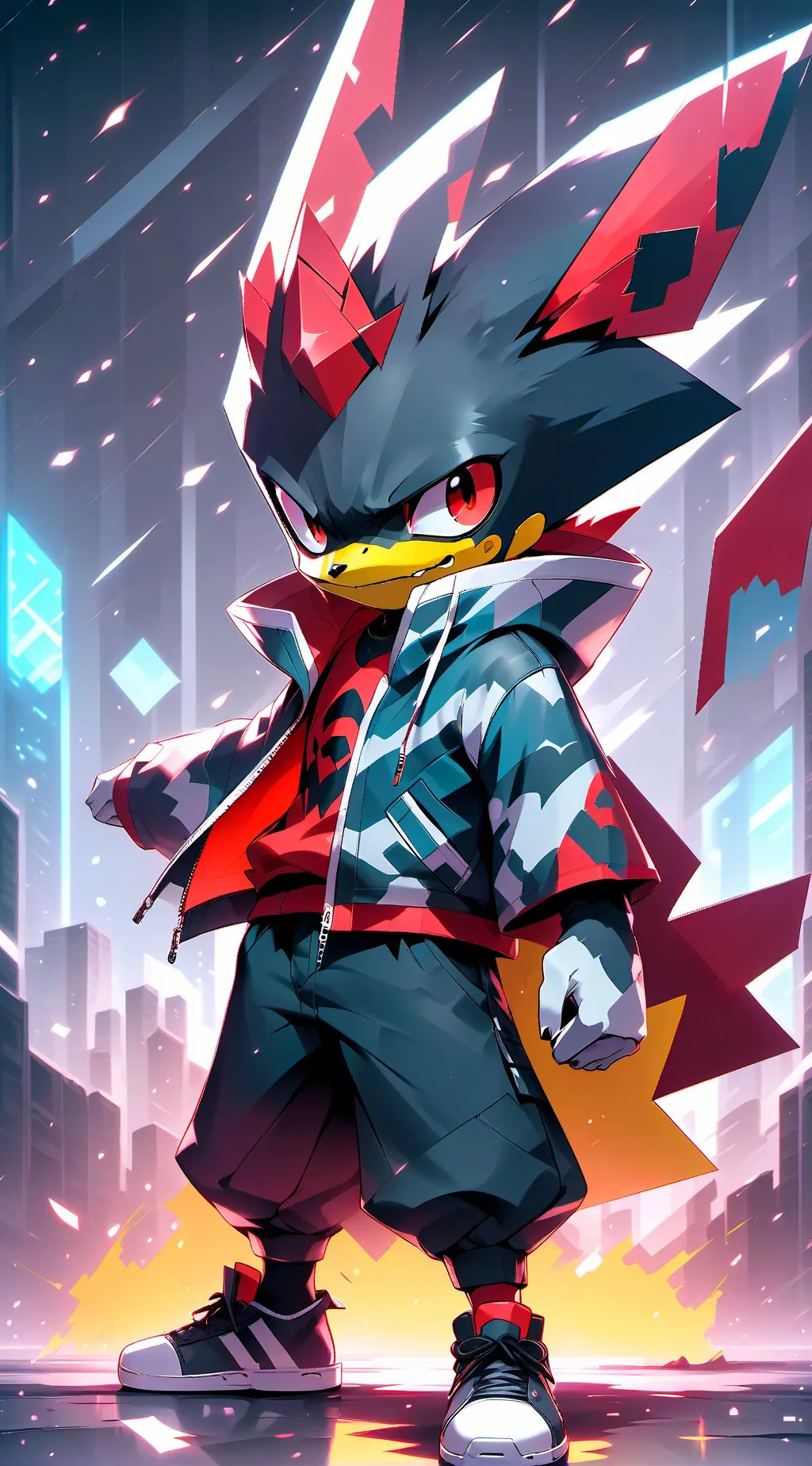 ai character: lucifer  background