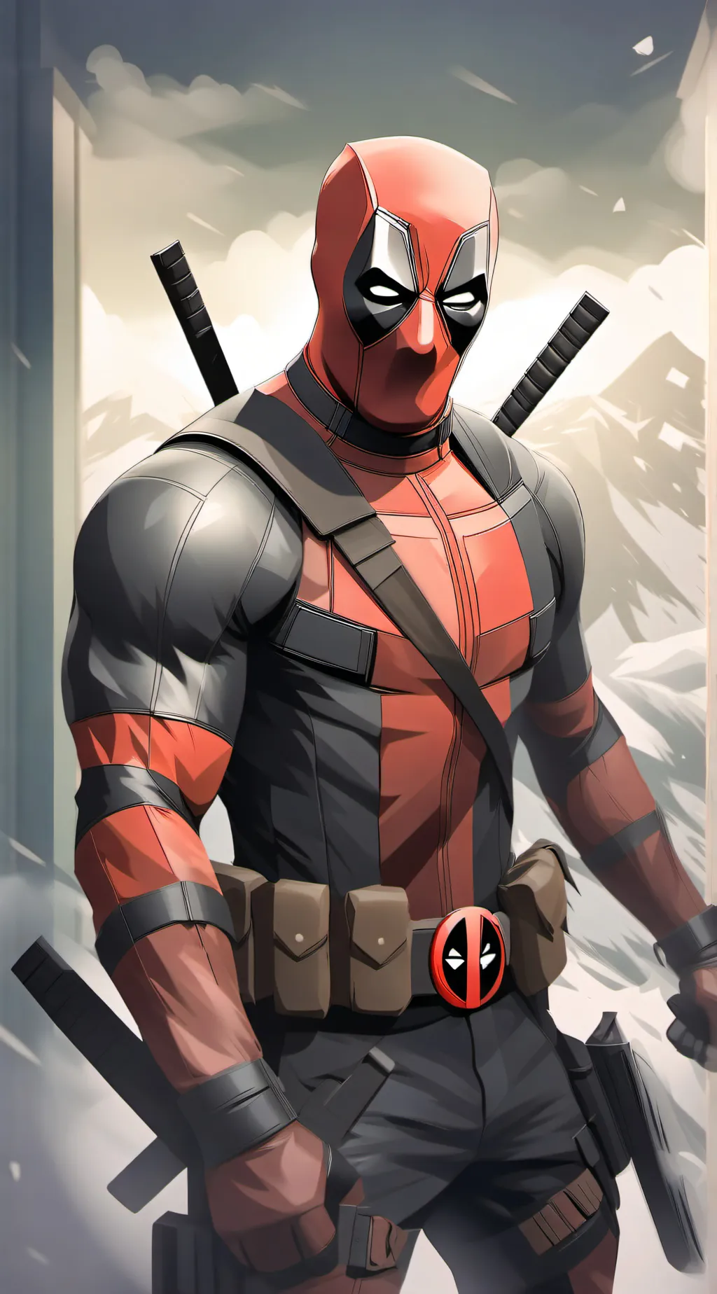 ai character: Deadpool  background