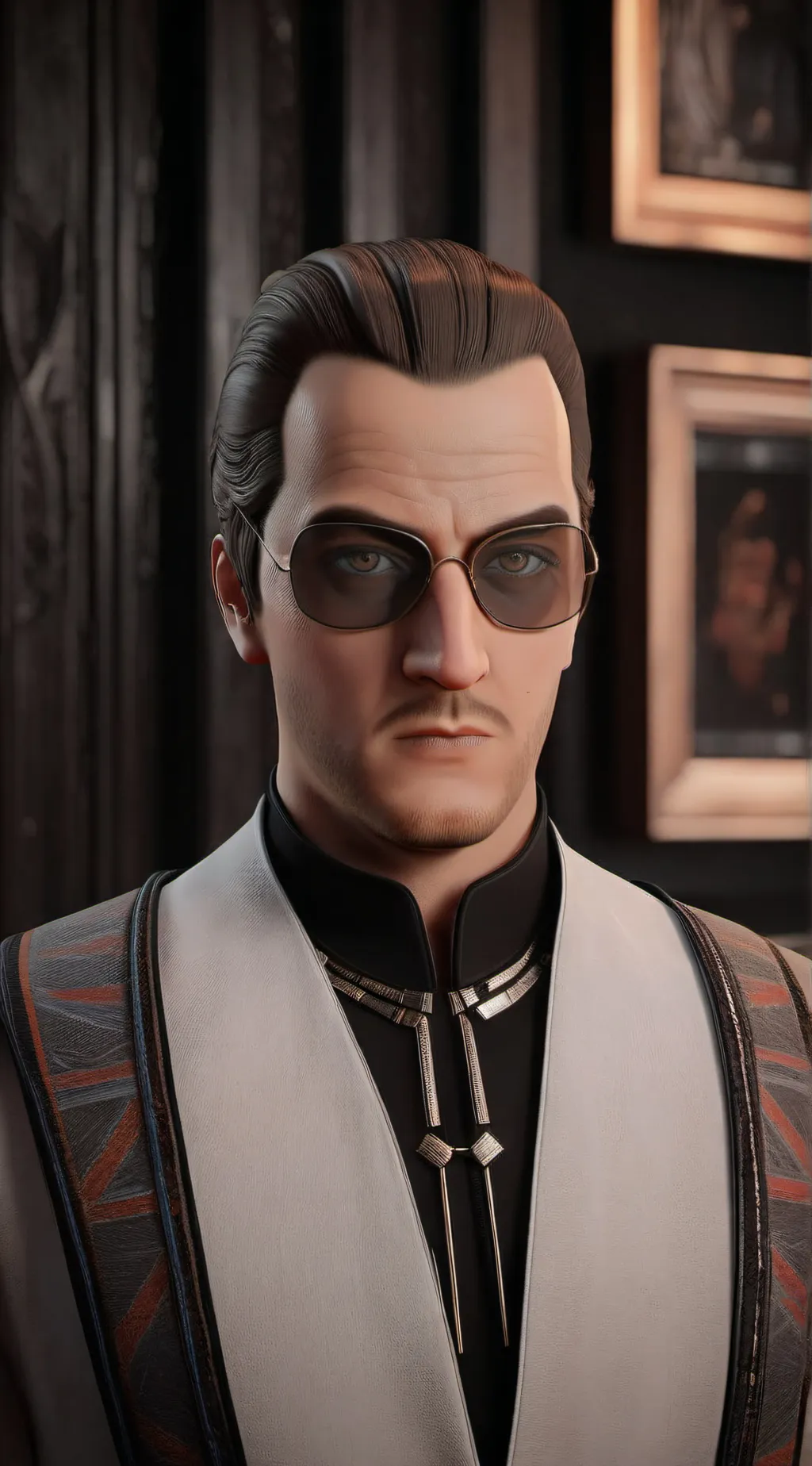 ai character: luke Davidson meme background