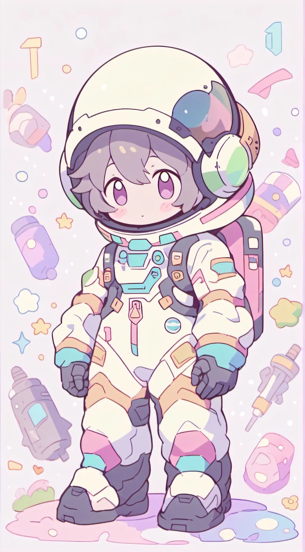 ai character: among us but my oc background