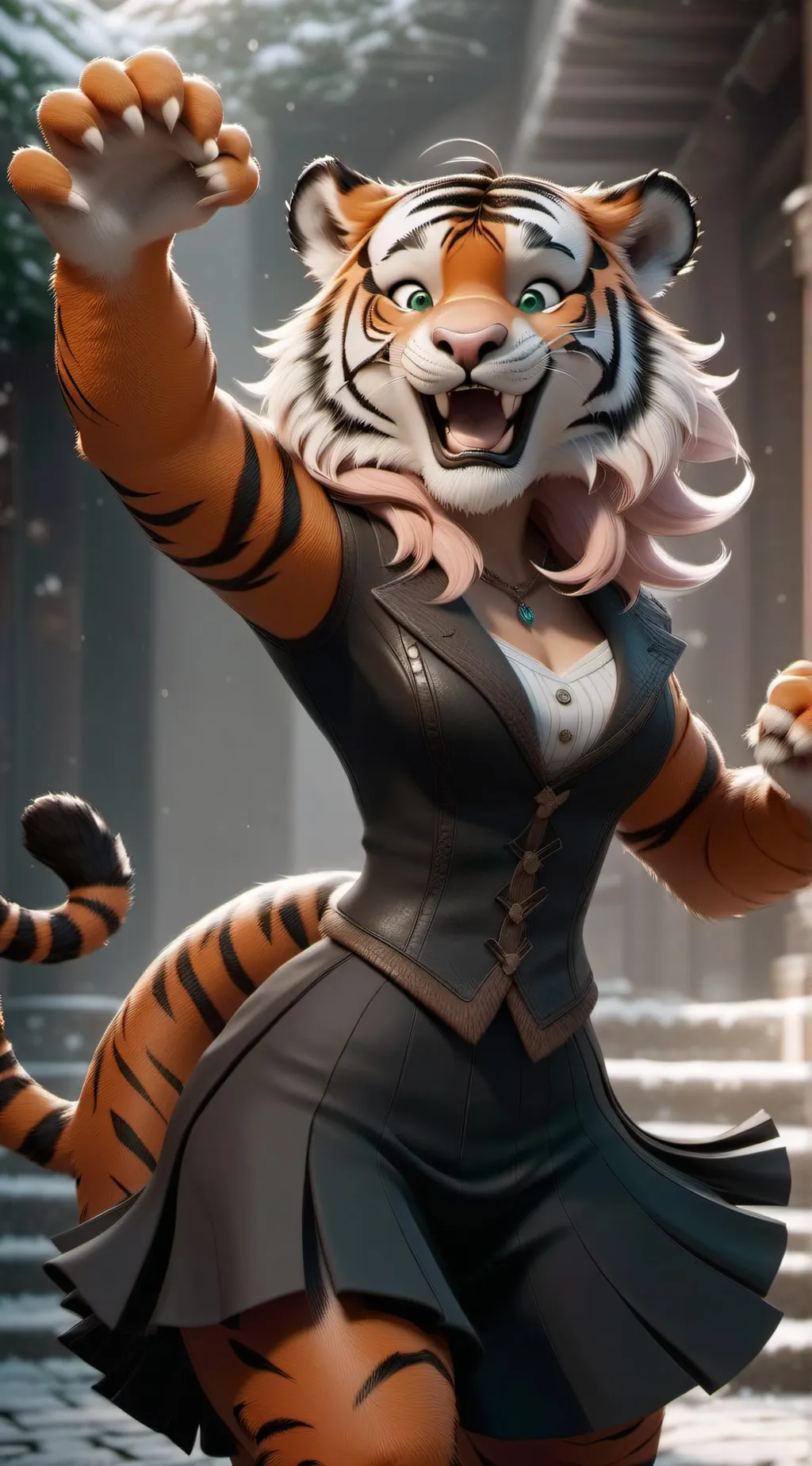 ai character: Tigeria background