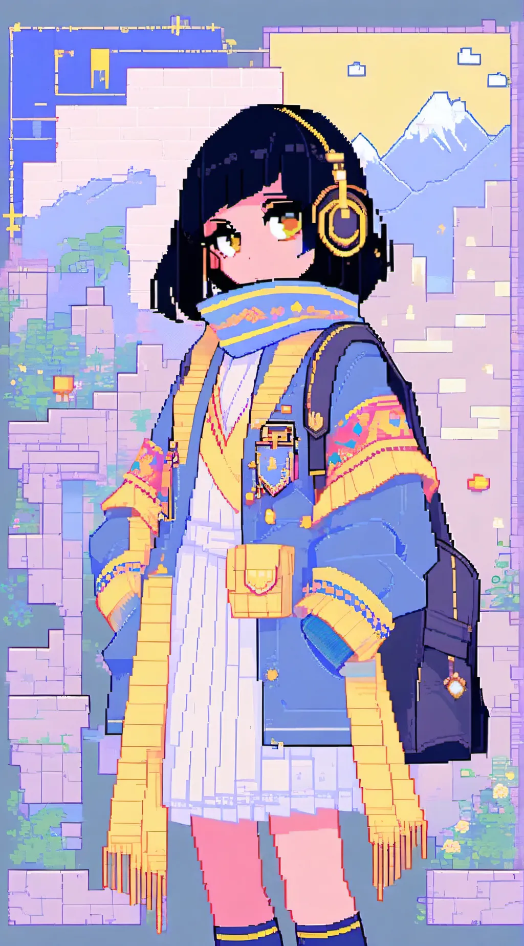 ai character: 🌘ENA!☀️ background
