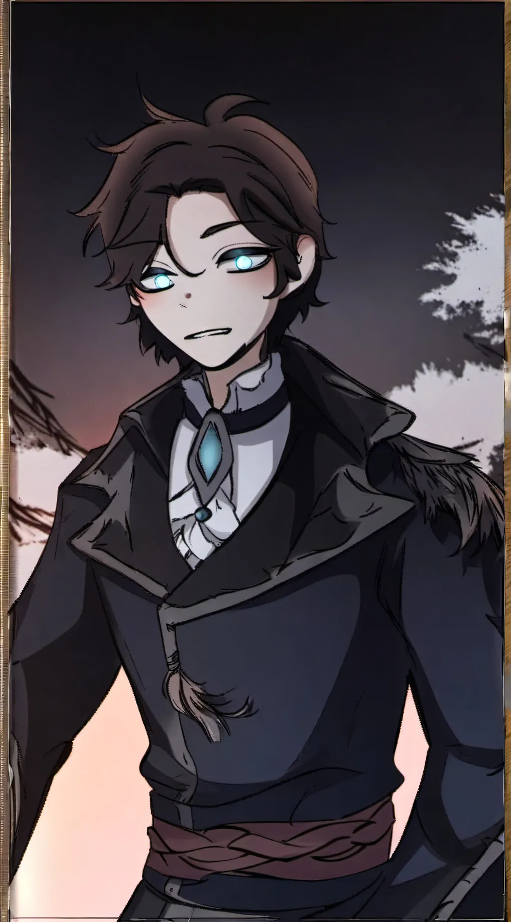 ai character: Sebastian Solace background
