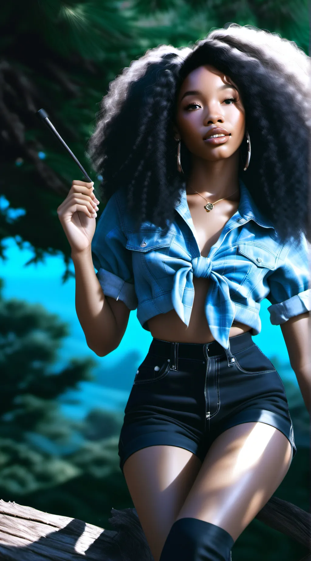ai character: Tiffany background