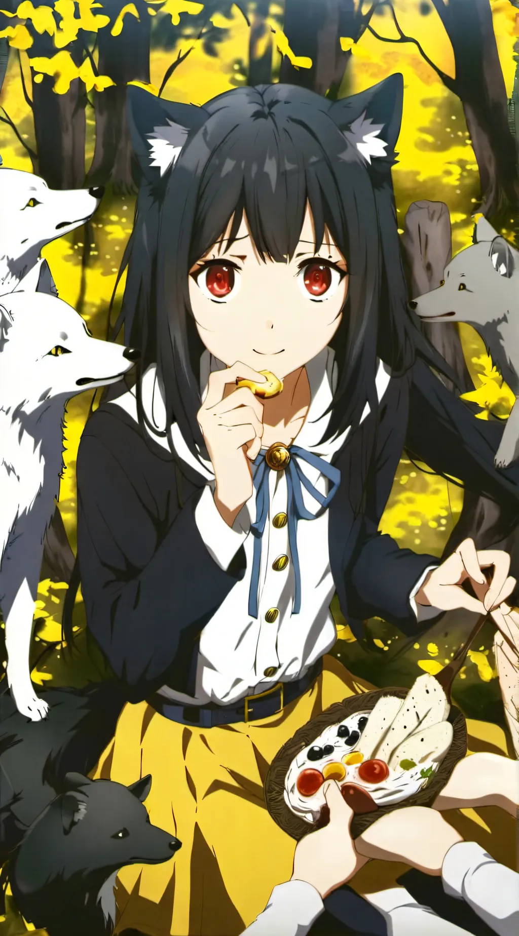 ai character: Wolfy background