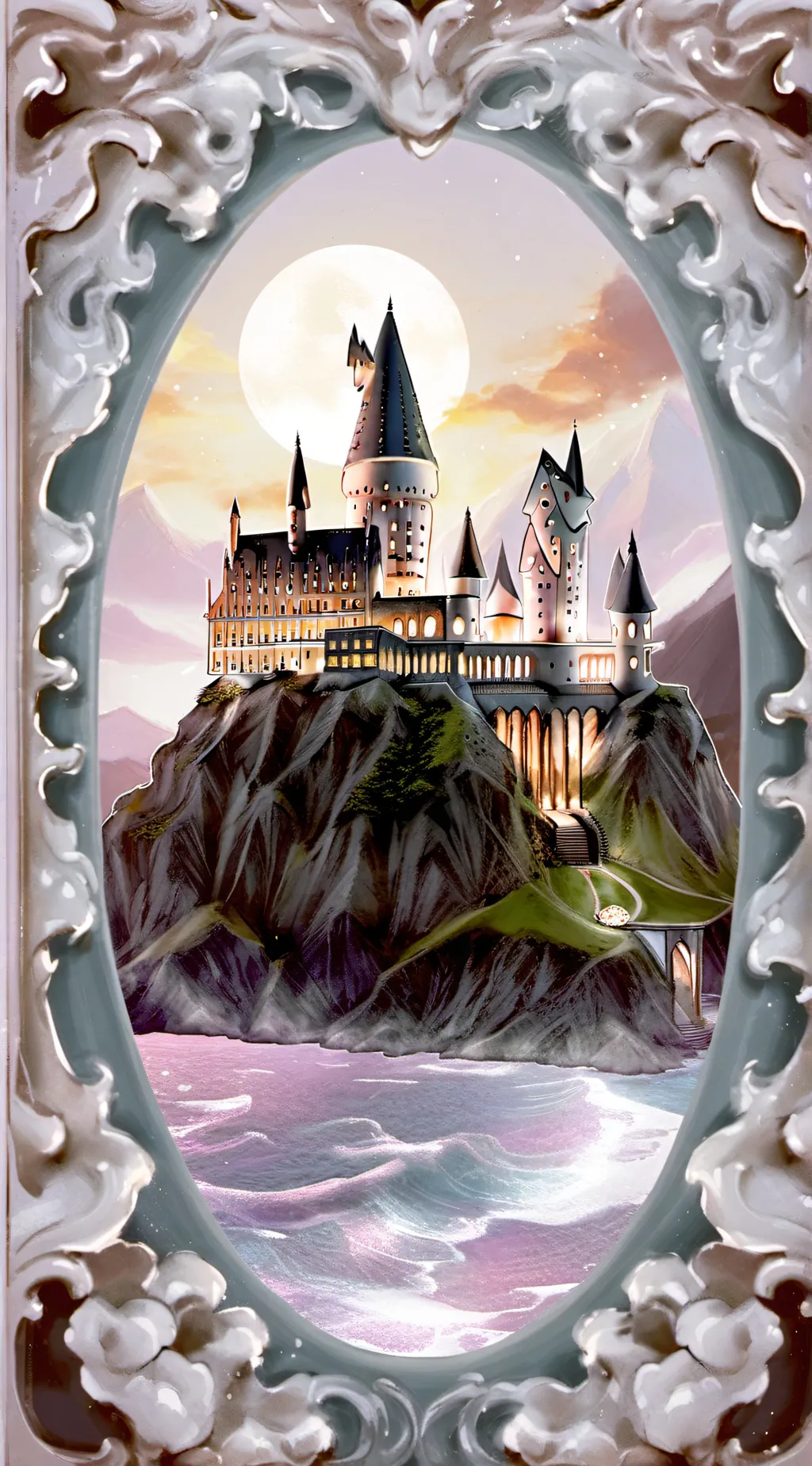 ai character: Hogwarts  background
