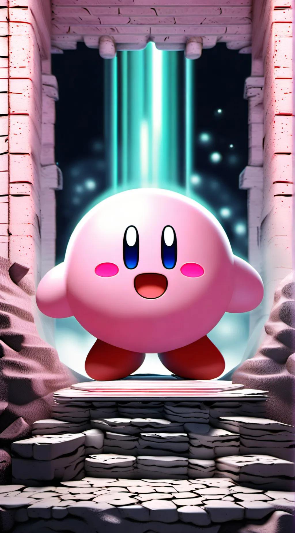 ai character: Kirby background